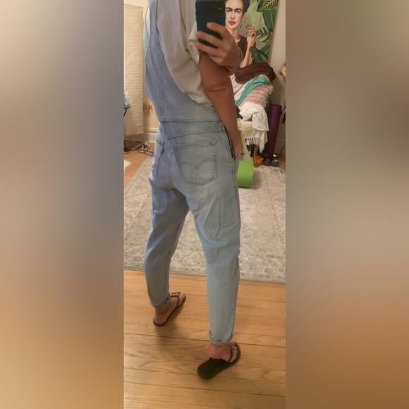 NEW!! Levis Premium Denim Overalls - size 29 light denim - Picture 10 of 15